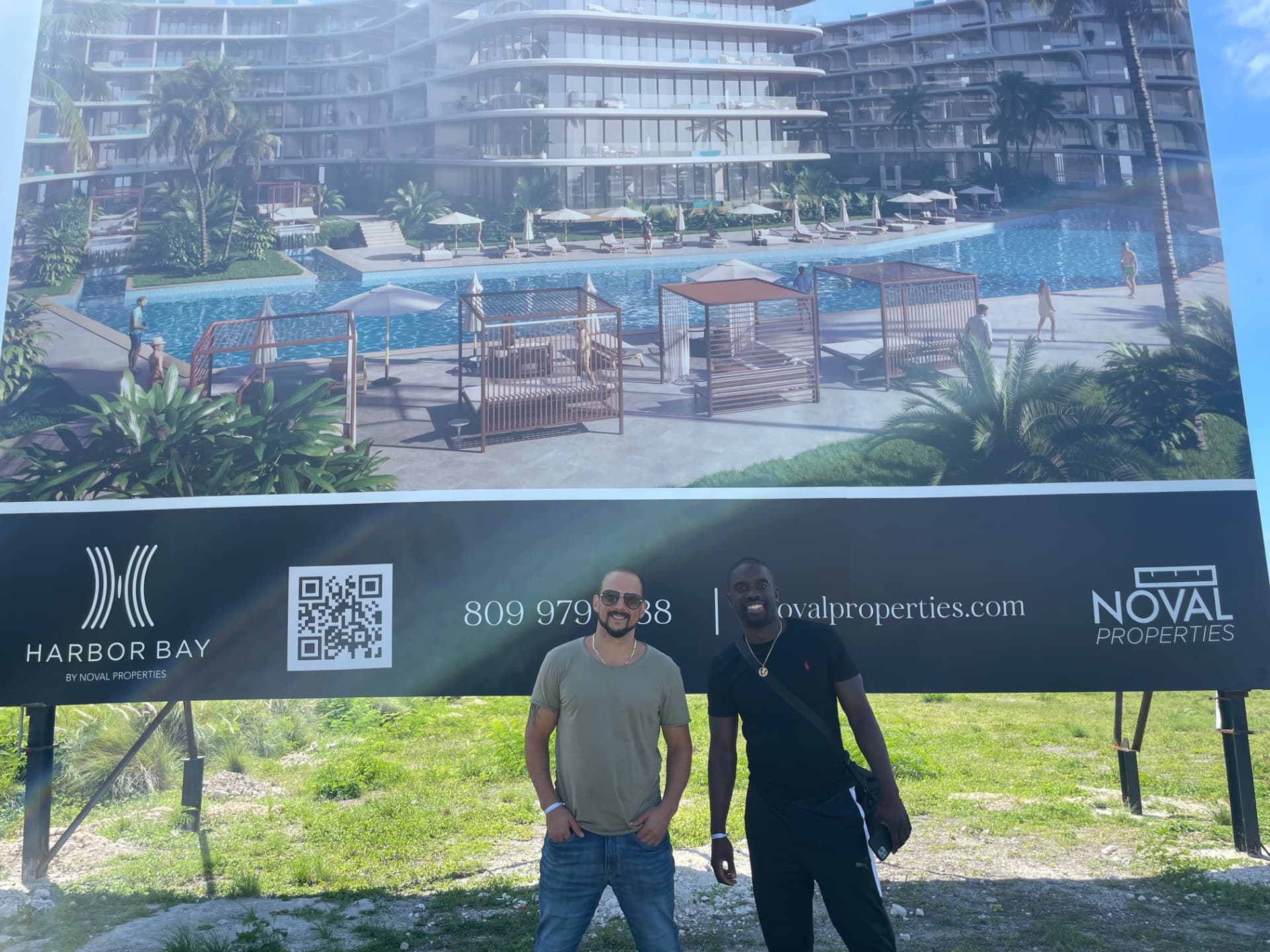 Bobby Davidowitz at a commercial development site